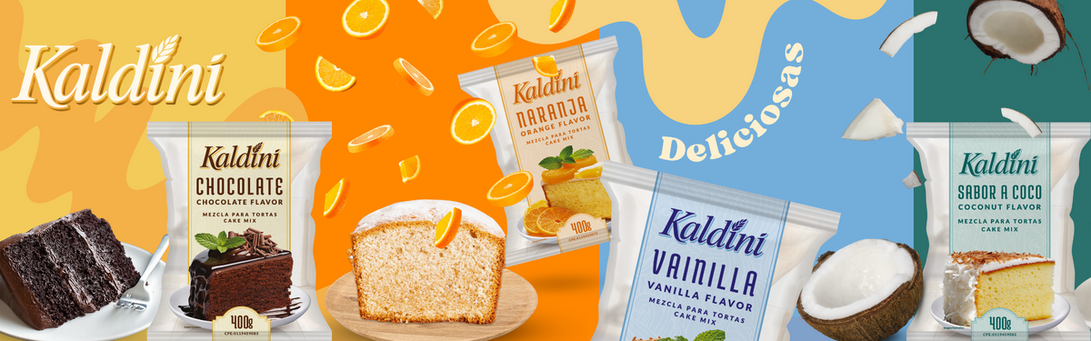 Tortas Kaldini: Coco, Chocolate, Naranja y Vainilla, ¡La Solución Rápida para tus Postres!