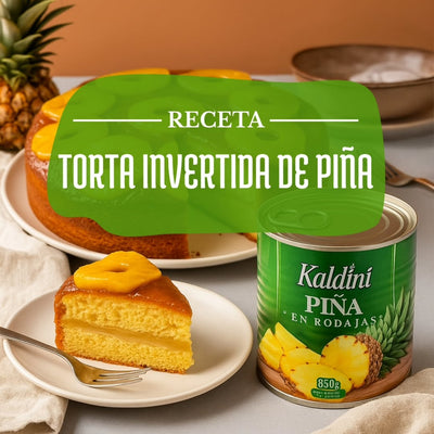 Torta de Piña Invertida Kaldini: Dulzura y Sabor en Cada Bocado