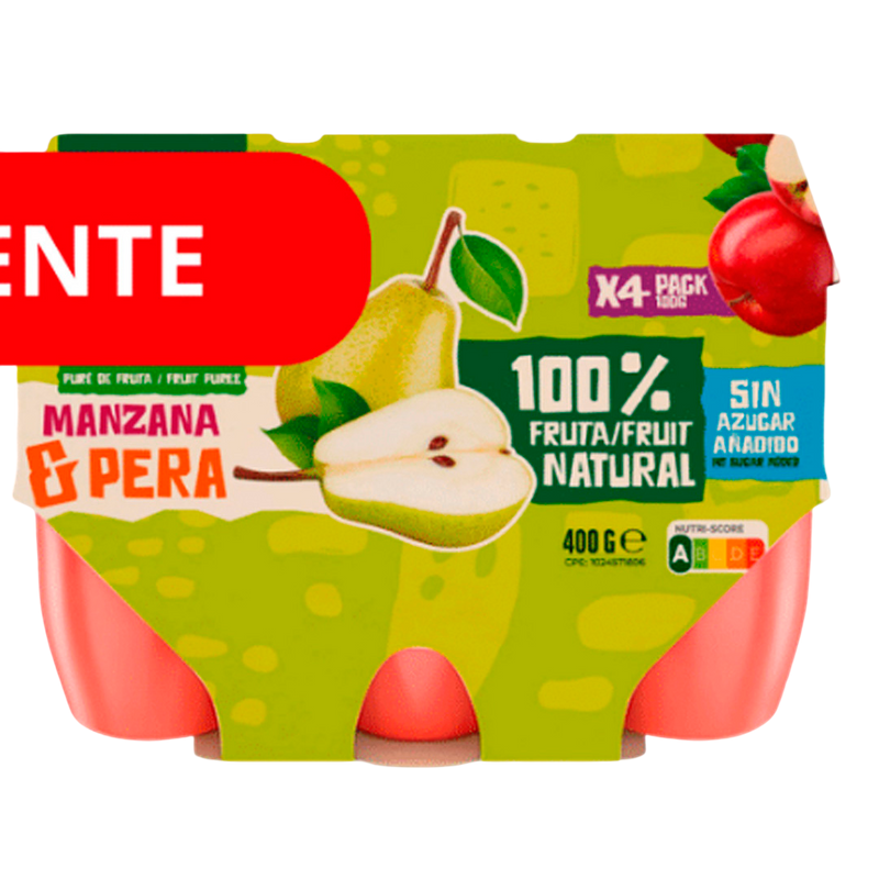 Púre de manzana y pera| Bonavita