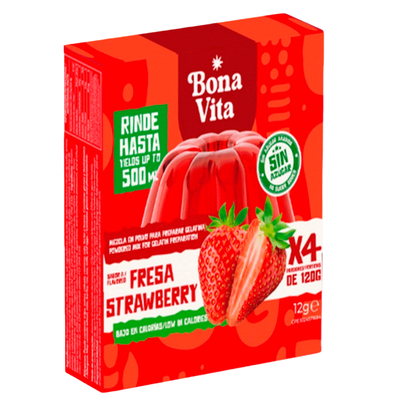 Gelatina Fresa| Bonavita