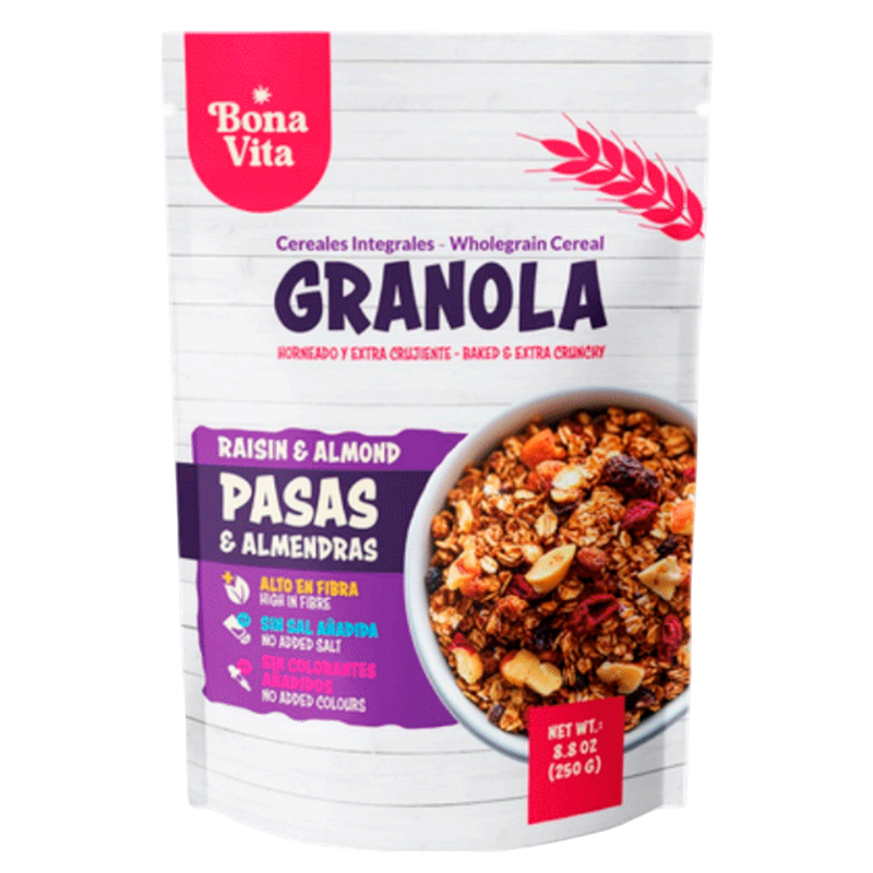Granola Pasas y Almendras | Bonavita