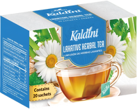 Infusiones Kaldini - Té Herbal de Granada, Negro, Menta, Verde, Frutos del Bosque, Manzanilla y Hierbas Laxantes