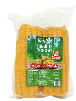 Maíz dulce en mazorca (2 piezas)