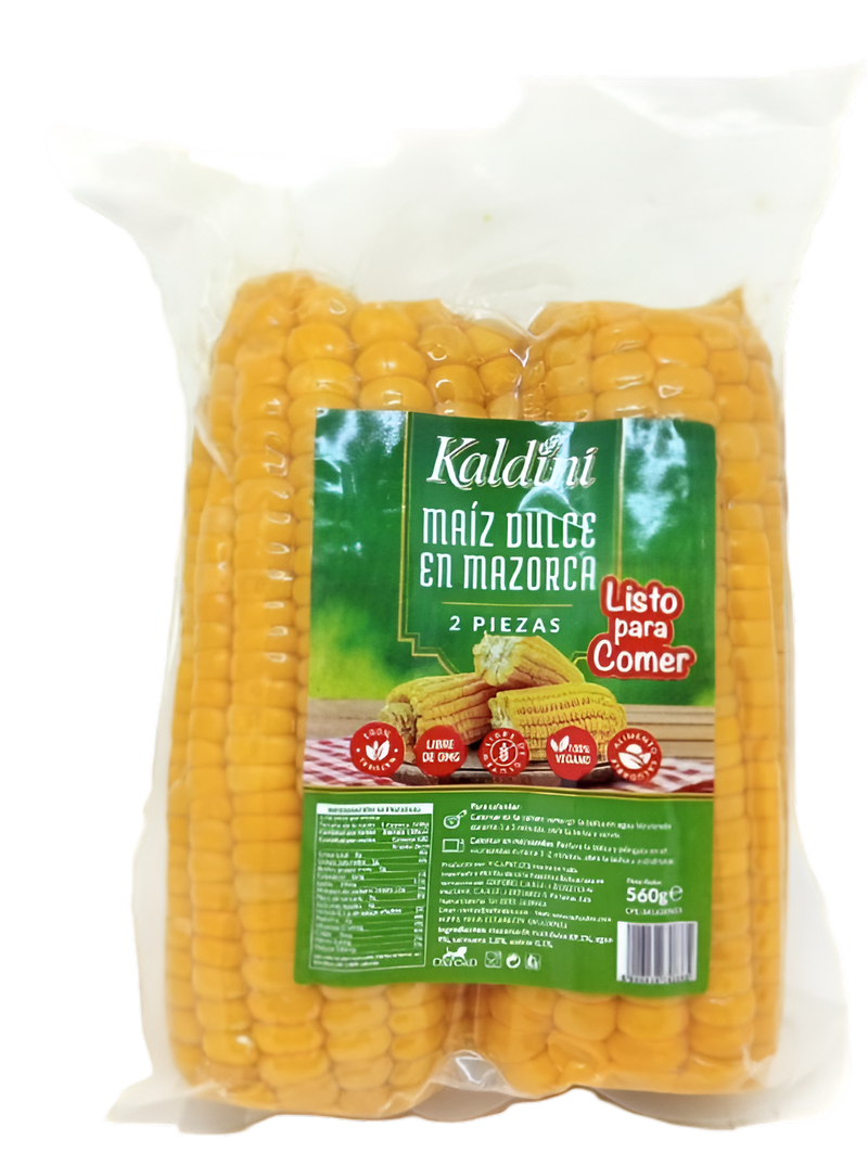 Maíz dulce en mazorca (2 piezas)