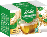 Infusiones Kaldini - Té Herbal de Granada, Negro, Menta, Verde, Frutos del Bosque, Manzanilla y Hierbas Laxantes