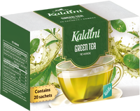 Infusiones Kaldini - Té Herbal de Granada, Negro, Menta, Verde, Frutos del Bosque, Manzanilla y Hierbas Laxantes